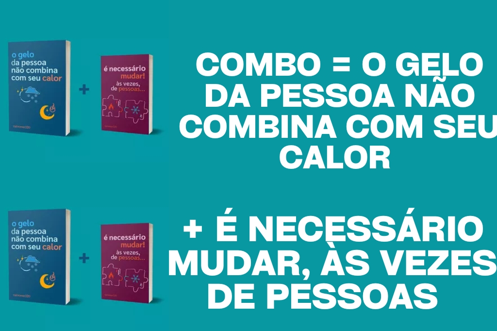 O Gelo da Pessoa Não Combina com Seu Calor: Como Identificar Quando Você Merece Algo Melhor - Por Caio César 1 https://www.ondeaprender.com.br/o-gelo-da-pessoa-nao-combina-com-seu-calor-como-identificar-quando-voce-merece-algo-melhor-por-caio-cesar/ Combo = O gelo da pessoa não combina com seu calor + É necessário mudar, às vezes, de pessoas + BRINDE