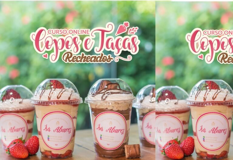 Aprenda a Criar Sobremesas de Sucesso com o Curso Copos e Taças da Felicidade! 🍨✨