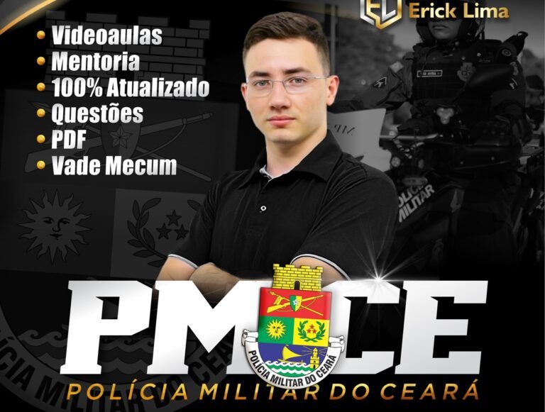 Curso Erick Lima PMCE: A Preparação Completa Para a Polícia Militar do Ceará