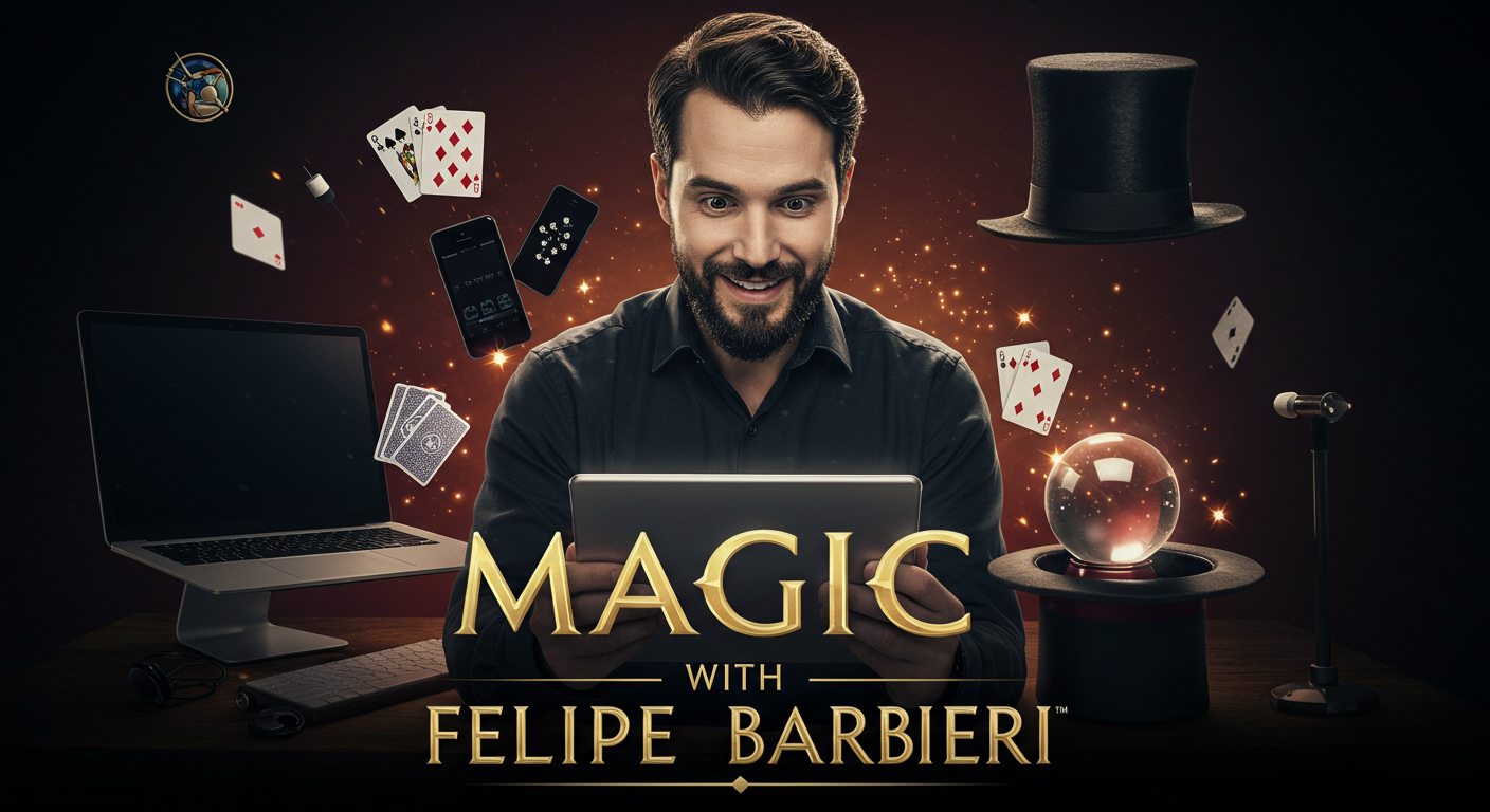 Mágicas Incríveis com Baralho: O que Você Aprende no Curso Mágica Profissional de Felipe Barbieri? Onde Aprender na internet