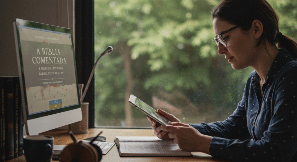 Bíblia Comentada Online — Como Estudar as Escrituras com Profundidade e Recursos Modernos Onde Aprender na internet
