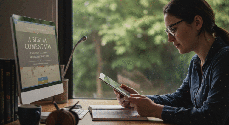 Bíblia Comentada Online — Como Estudar as Escrituras com Profundidade e Recursos Modernos