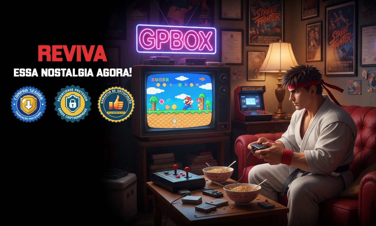 🎮 GPBOX: A Biblioteca Definitiva com Mais de 7 Mil Jogos Retrô – Link Oficial para Compra Onde Aprender na internet
