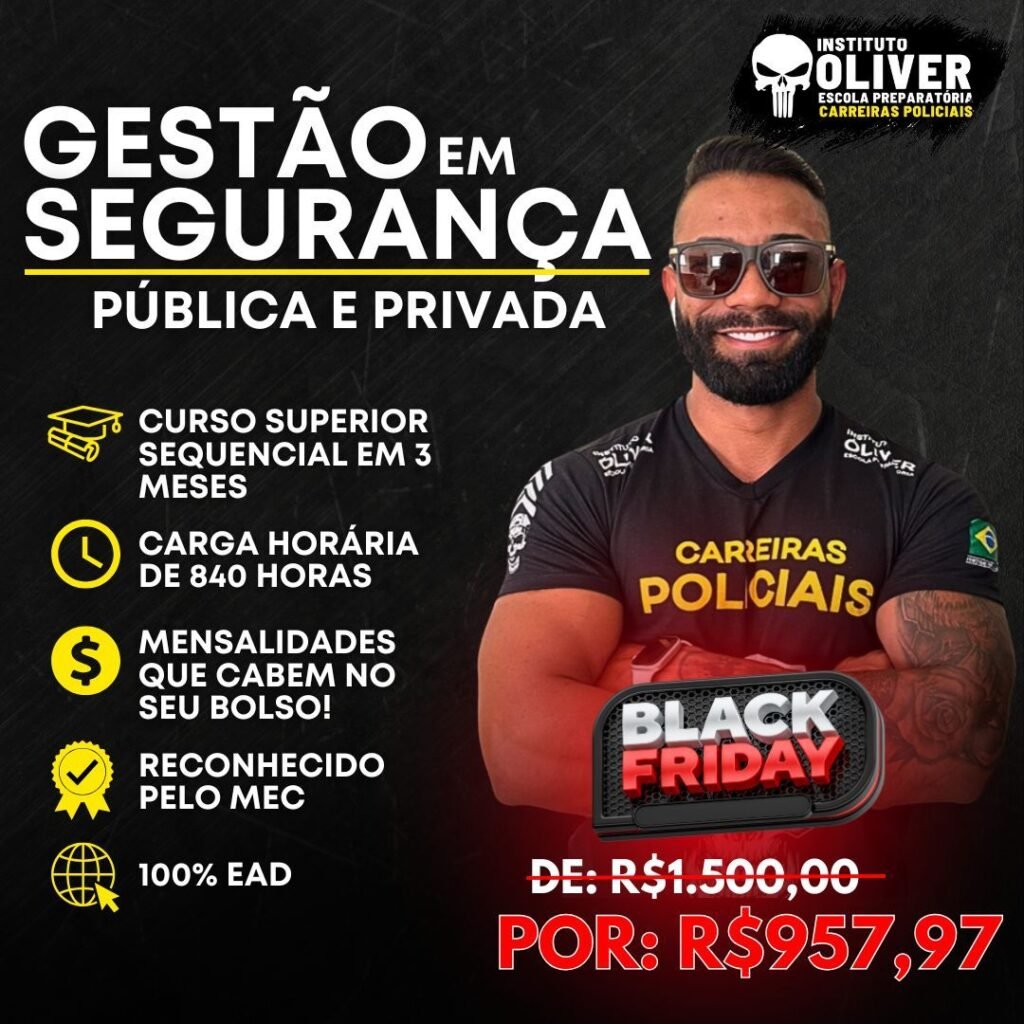 Curso Superior Sequencial de Gestão em Segurança Privada – Instituto Óliver 2026 Onde Aprender na internet
