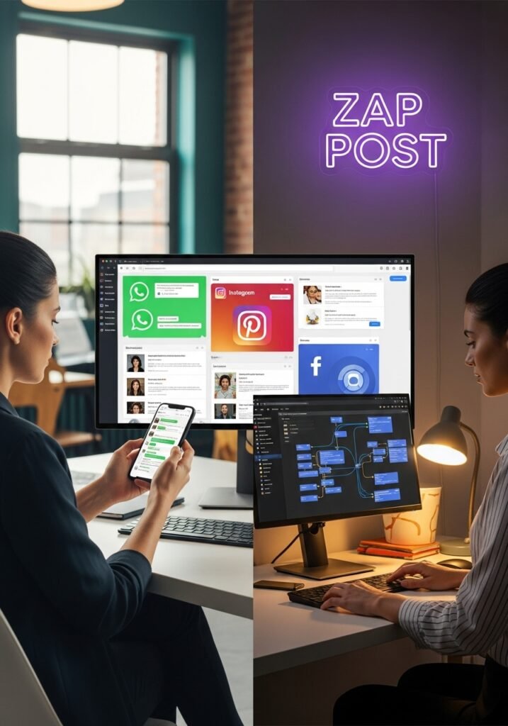 Visão Estratégica: O Poder da Automação Criativa com ZapPost Onde Aprender na internet