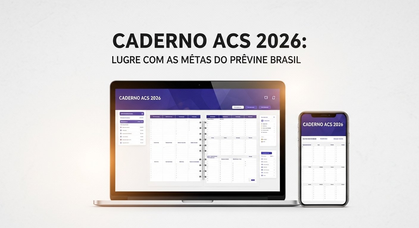 Caderno ACS 2026: Lucre com as Metas do Previne Brasil Onde Aprender na internet
