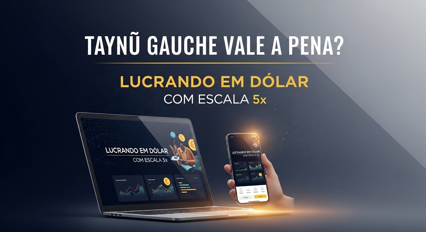 Taynã Gauche Vale a Pena? Lucrando em Dólar com Escala 5x Onde Aprender na internet