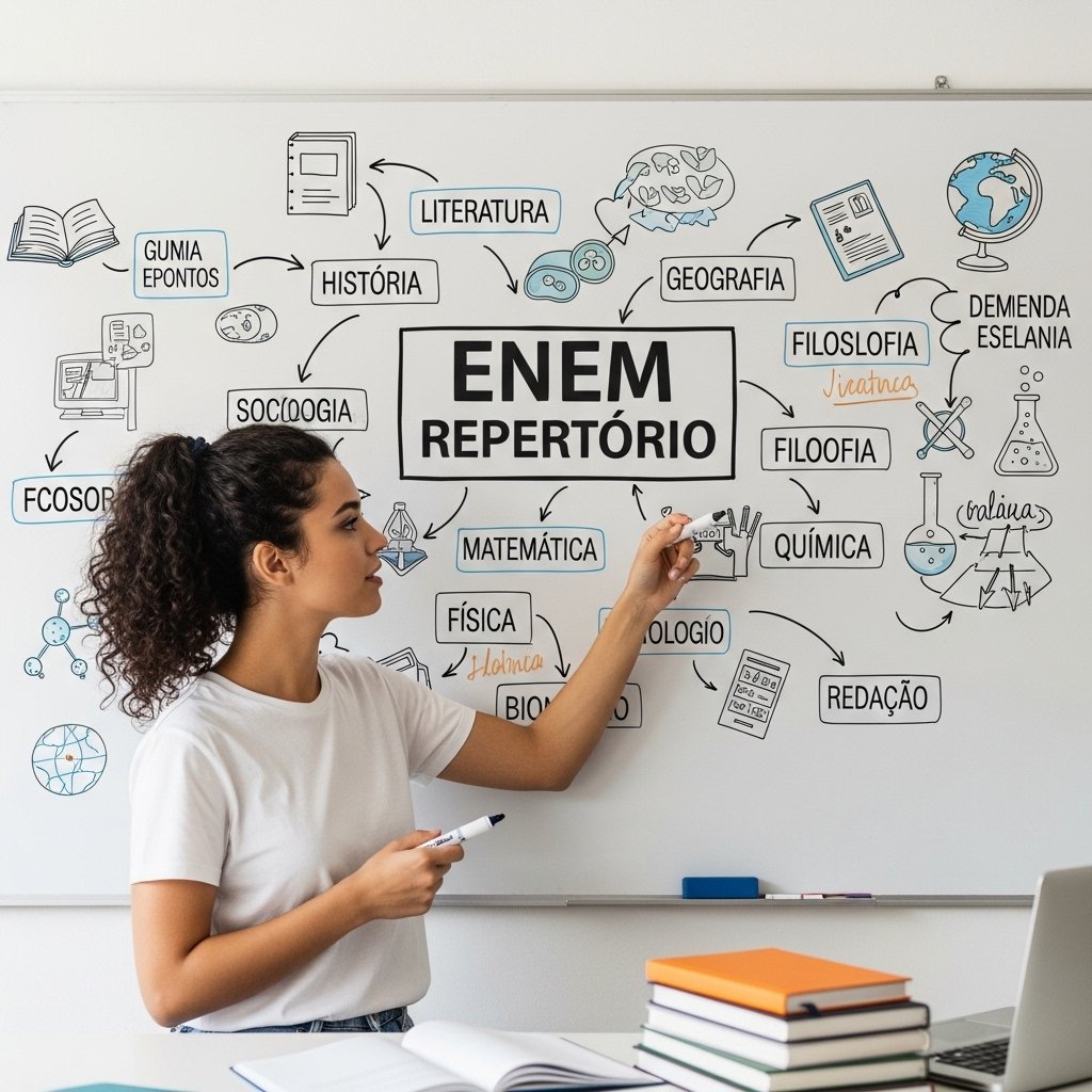 Repertório ENEM 2026 + Nota 800 Sem Aulas Inúteis Onde Aprender na internet