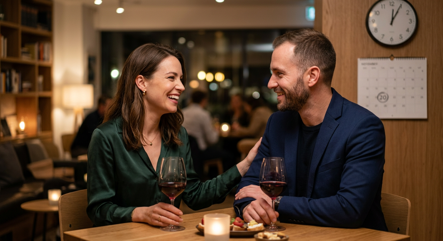 Mulher confiante aplicando técnicas para conseguir compromisso em 20 dias, com foco na otimização do tempo.