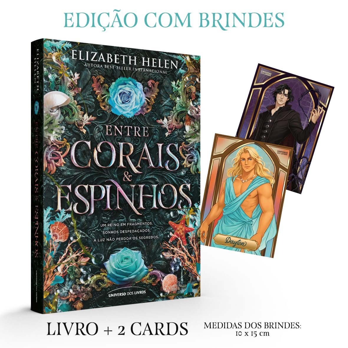 Male and female princes in a tournament with a radiant bow in an enchanted forest