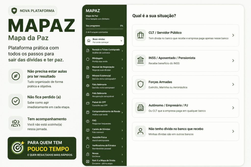 Nadia Pace, especialista em finanças, apresentando o Protocolo DNPQP em um ambiente moderno, simbolizando proteção contra dívidas e liberdade financeira.